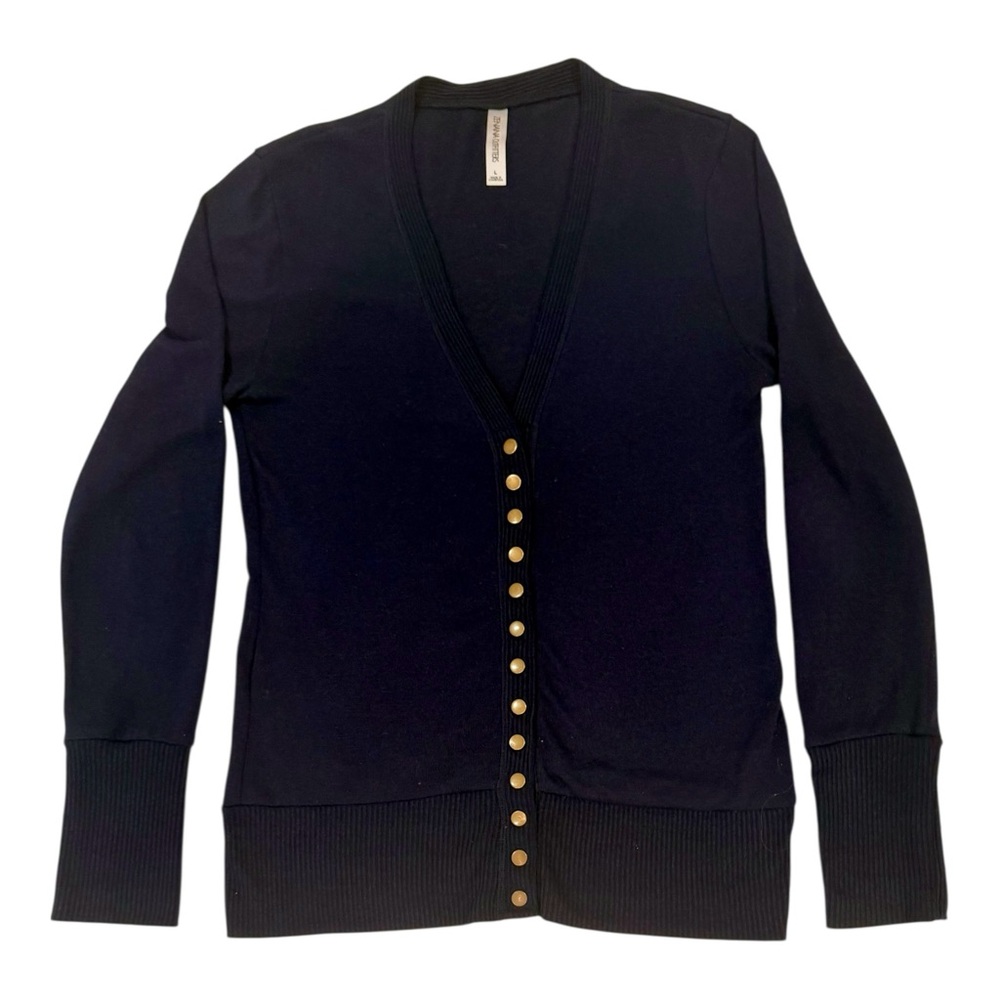Navy Blue Knit Cardigan